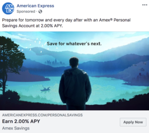Example Ad: American Express