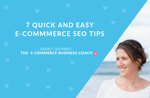 7 Quick and Easy E-Commerce SEO Tips title image