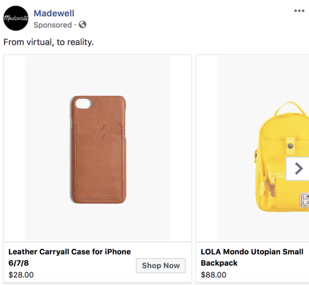 Example Ad: Madewell